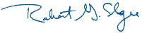 Robert G. Elgie's Signature