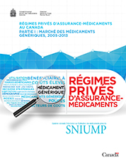 Les régimes privés d’assurance-médicaments au Canada – Partie 1 : Marché des médicaments génériques, 2005-2013