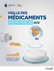 Veille des médicaments mis en marché, 2016